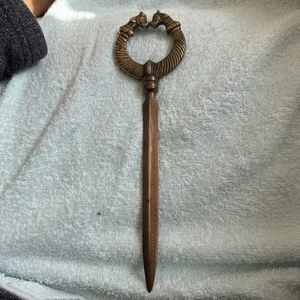 Celtic Solid Bass Letter Opener Probably 1950 Ish age verification needed 18+ - Picture 1 of 3