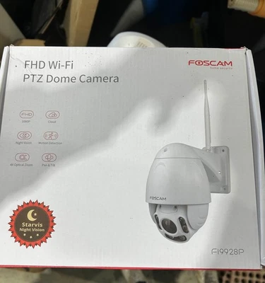 Cámara exterior Foscam FI9928P HD inalámbrica PTZ IP domo, visión nocturna e impermeable Foto 1 de 2