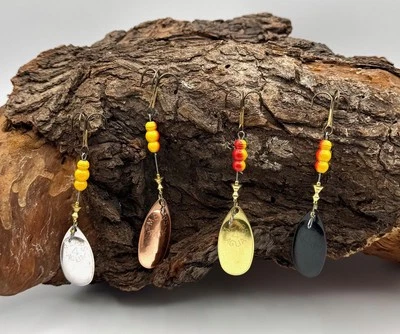 Mepps Spinner Aglia Gr. 4 9g Gold Kupfer Silber Schwarz Hechtköder Barschköder