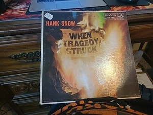 Hank Snow When Tragedy Struck by RCA Victor Records LPM1861 33rpm VINYL LP - Picture 1 of 6