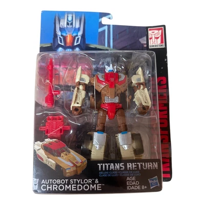 Transformers Titans Return Deluxe Class Autobot Stylor & Chromedome 2015 LEER Foto 1 de 4