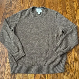 St John's Bay Herren XXL Fischerpullover braun meliert Strick Rundhals Pullover - Bild 1 von 7