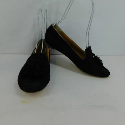 Mocasines para fumar de gamuza J Crew Factors con borlas para mujer talla 7 zapatos Foto 1 de 4