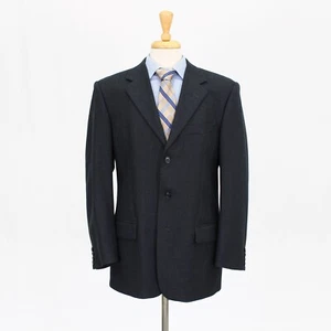 Luca D'Altieri 42R Gray Sport Coat Blazer Jacket Solid 3B Wool - Picture 1 of 11