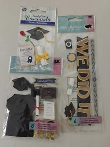Jolees We Did It Scrapbook Stickers Graduation Diploma RARE - Picture 1 of 4