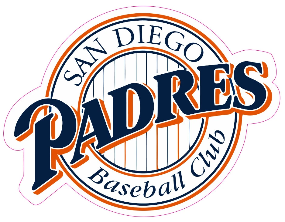 San Diego Padres Vinyl Decal Sticker Car Truck Bumper Tumbler Mug