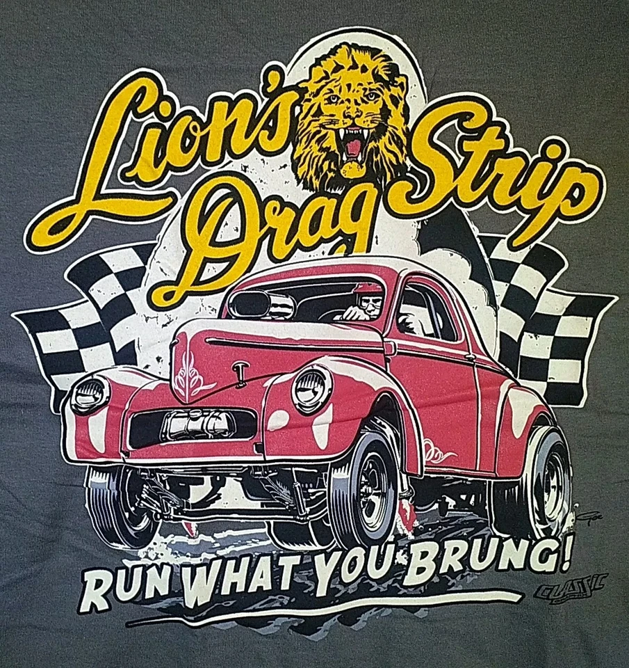 Camiseta de carreras Lions Drag Strip 41 Willys Coupe Cookie, ¡Corre lo que trajiste! 2XL Foto 1 de 4