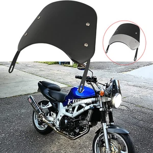 5"- 7" Round Headlight Motorcycle Windshield Windscreen For Suzuki SV650 SV650S - Picture 1 of 12