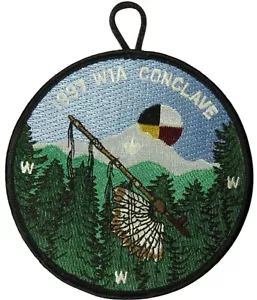 1997 W1A Conclave Patch BLK Bdr (NE1626) - Picture 1 of 2