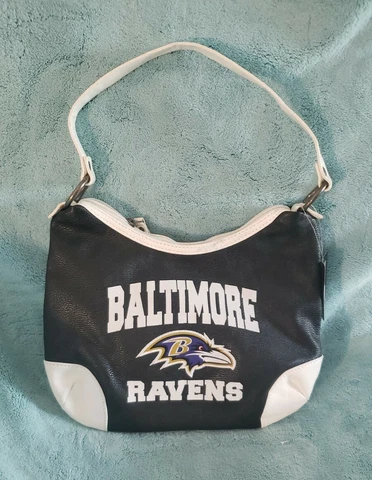 Baltimore Ravens women's black handbag- style purse (BOX #46) Cover