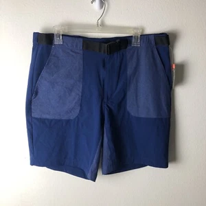 NWT St Johns Bay Navy Blue Mens Hybrid Shorts Size 36 8” Inseam - Picture 1 of 4