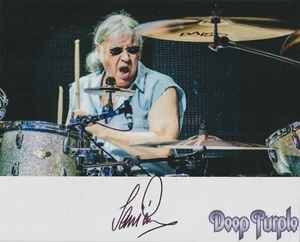 Ian Paice HAND SIGNED 8x10 Photo, Autograph, Deep Purple Drummer (B) - Picture 1 of 2