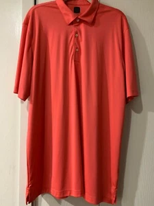 Greg Norman Men's Polo Golf Shirt Peach Play Dry Size XXL - Picture 1 of 7