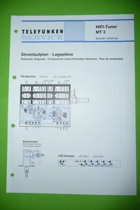 Circuit diagrams-Schaltpläne für Telefunken MT 2, ORIGINAL!!! - Picture 1 of 1
