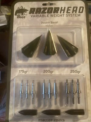 Sistema de peso de cabeza ancha variable Bear Razorhead Foto 1 de 2