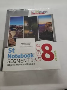 STEMscopes Student Notebook Seventh 8 Grade CA Homeschool - Picture 1 of 2