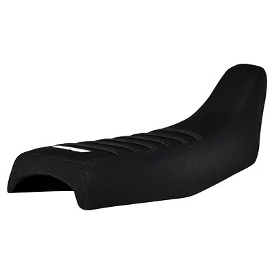 Funda de asiento Honda XR 200 R 1984-2002 de Enjoy MFG todo negro costillas #340 logotipo Foto 1 de 4