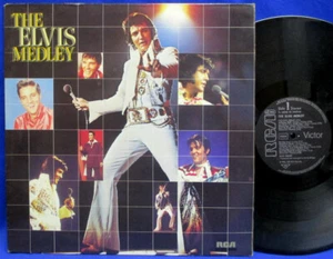 LP ELVIS PRESLEY - THE ELVIS MEDLEY / GERMAN BLACK RCA PL 14530 - Picture 1 of 4