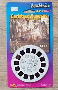 Carlsbad Caverns National Park Set 1 Viewmaster Reels 35073 Rare B048 - Picture 1 of 3
