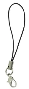 Phone Cords Gri-Gri Attachment 5 Cm Black 10 Pieces - Picture 1 of 2