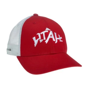 Rep Your Water Utah Trout Conservation Hat New w/o Tags Red/White - Picture 1 of 1
