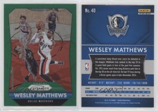 2015-16 Panini Prizm Green Prizm Wesley Matthews #40