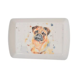 Mans Best Friend - Decorative Tray - Pug - Picture 1 of 1
