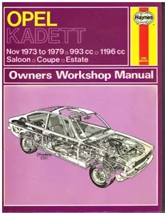 OPEL KADETT C SALOON COUPE ESTATE 1.0 1.2 (1973-79) OWNERS WORKSHOP MANUAL *VGC* - Picture 1 of 1