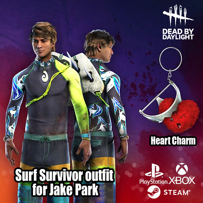 Dead By Daylight | Hooked On You - Surf Survivor Outfit For Jake + Heart Charm • 4.90€
