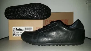 Authentische Camper Viento Leder Pelotas [18690-001] Sauvage schwarze SCHUHE - Bild 1 von 12