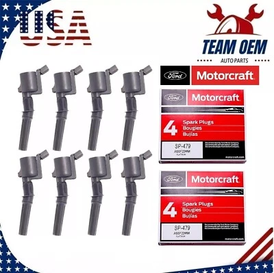 Катушки зажигания DG508 и свеча зажигания Motorcraft SP479 подходят для Ford F150 Lincoln 5,4 л - Изображение 1 из 4