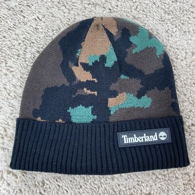 Timberland Maudslay Camp Jacquard Gorro Adulto Camuflaje Tejido Gorra Nuevo Foto 1 de 4