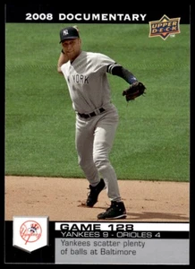 2008 Upper Deck Documentary Derek Jeter New York Yankees #3325 R25 - Picture 1 of 2