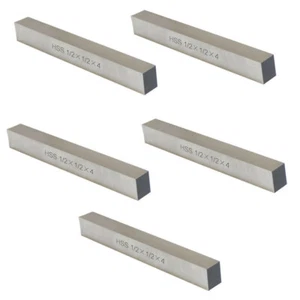 5 PC M42 Cobalt Steel Square Lathe Tool Bits Fly Cutter 1/4" x 1/4" x 2-1/2" - Picture 1 of 2