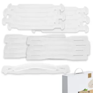 100 Sets Cardboard Box Handles Plastic Carrying Straps for Moving Boxes - Picture 1 of 5