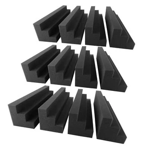 12 PCS 30 * 7.5 * 7.5cm Foam Panels High Density Sound Insulation Fire R6A1 - Picture 1 of 8