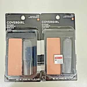 Lot of 2 CoverGirl Clean Classic Color 570 Natural Glow #570 Natural Glow Blush - Picture 1 of 2