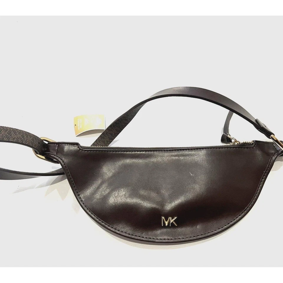 Сумка Michael Michael Kors двусторонняя поясная кожаная коричневая - Изображение 1 из 4