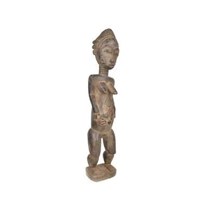 Baule stehende weibliche Spirit Ehepartner Côte d'Ivoire - Bild 1 von 8