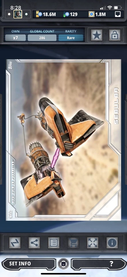 Topps Star Wars Digital Card Trader TPM Now This Is Podracing Sebulba Award - Image 1 of 1