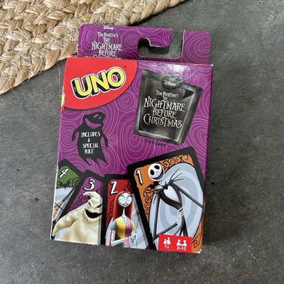 Uno Pesadilla antes de Navidad Disney Tim Burt Juego de Cartas Caja Abierta Foto 1 de 2