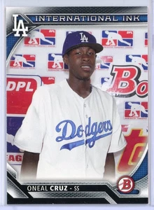 2016 Bowman International Ink II-OC O'Neal Cruz - Picture 1 of 4