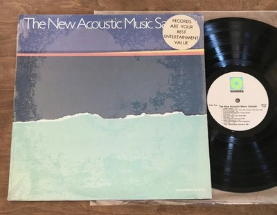 ACOUSTIC MUSIC SAMPLER / ROUNDER AN-02 TONY RICE, BELA FLECK, SAM BUSH LP SHRINK Foto 1 de 2