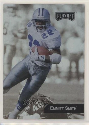 1993 Playoff Emmitt Smith #10 HOF - Image 1 of 2