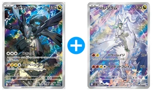 N’s Zekrom AR 210/193 & N’s Reshiram AR 109/100 Set Japanese Pokemon Card NM - Picture 1 of 3