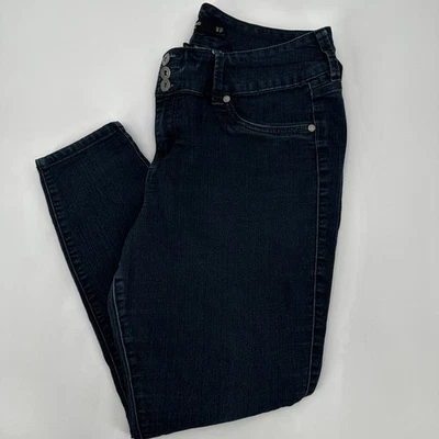 Pantalones de mezclilla ajustados Torrid lavado oscuro para mujer talla 14 cortos Foto 1 de 4