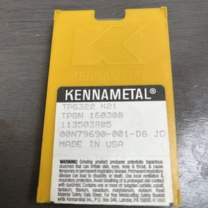 Kennametal Tpg322 K21 Tpg160308 113503r05 10 Stück Made in USA  - Bild 1 von 3