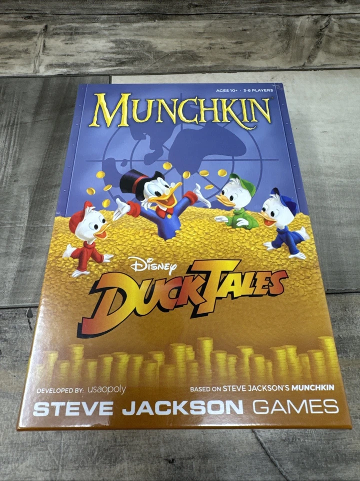 Disney Duck Tales Munchkin Card Game Steve Jackson Brand New Factory Sealed - Image 1 of 4