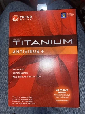 Trend Micro Titanium Antivirus Software + Antispyware Web Threat Protection NEW - Image 1 of 4