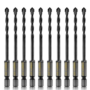 10 Stück 3/16 Zoll Steinbohrer für Betonfliesen Stein, 3/16 Zoll Hartmetall... - Bild 1 von 7